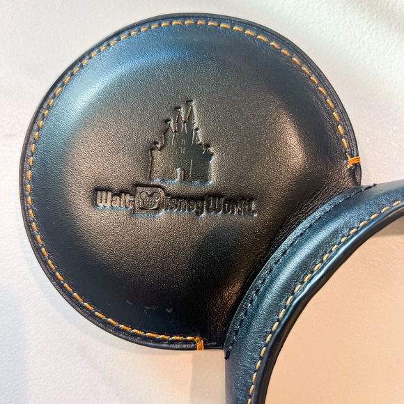 Mickey Coach Ears Black • Walt Disney World • Rare Collectible • Real Leather - Picture 6 of 10